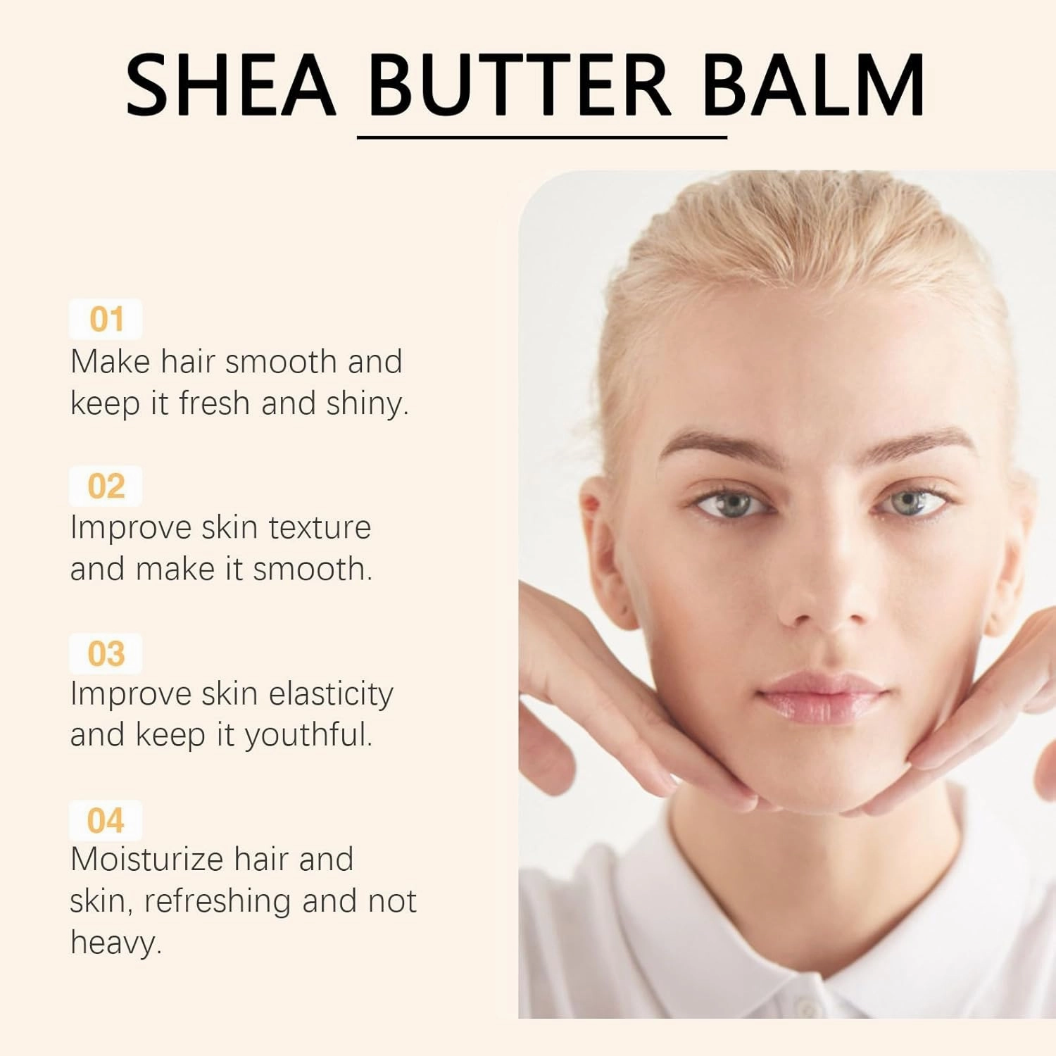 Shea Butter for Body Face & Hair, Shea Butter Raw Organic Body Lotion, Hydrating Face Cream for Dry Skin, Hair Moisturizer, Multi Functional Nourishing Care Oil for Women Men, 3.53 Oz (3pcs, 3.53 Oz)