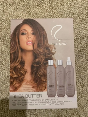 Shea Butter Shampoo and Conditioner Trio 8.4 Oz, Graphite