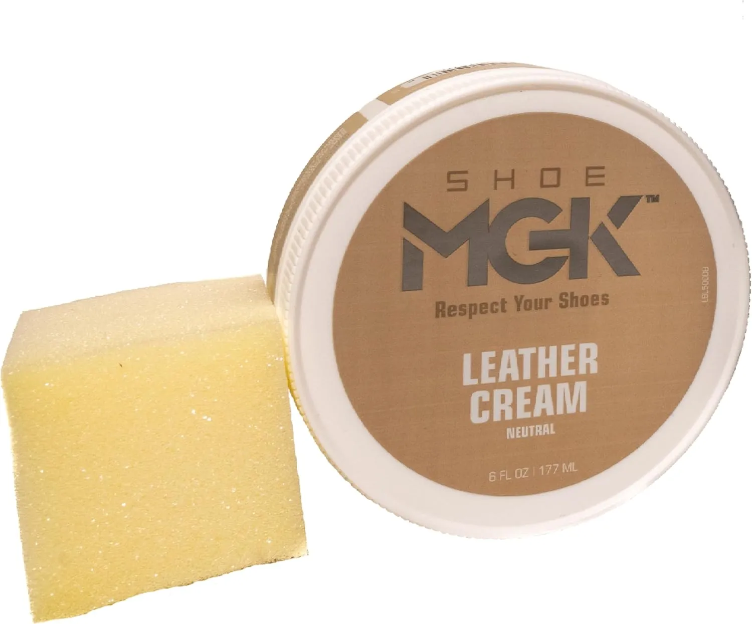 Shoe MGK Neutral Leather Cream - Shoe Polish and Conditioner for Leather Footwear