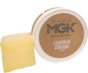 Shoe MGK Neutral Leather Cream - Shoe Polish and Conditioner for Leather Footwear