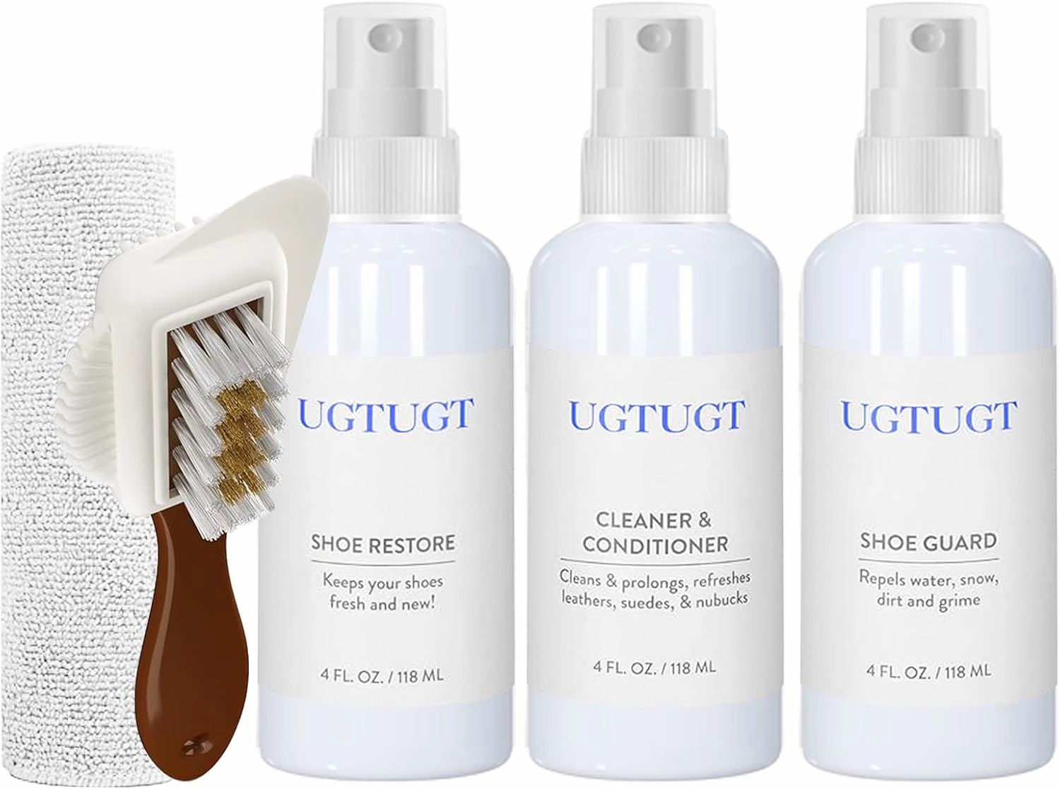 Shoe Cleaner,Shoe Cleaning Kit for Sneaker,Boots,Compatitable with Birken Sandals & Clog,Suede & Nubuck Clean Kit,Shoe Conditoner,Shoe Protector,Shoe Brush & Shoe Cleaning Towel,Suede Shoe Cleaner