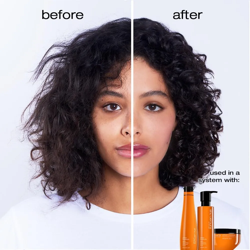 Shu Uemura Urban Moisture Hydro-Nourishing Conditioner - Detangles, Smooths, and Reduces Frizz, Hydrates and Nourishes Dry Hair, Fights Pollution