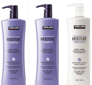Signature Moisturizing, 2 Shampoo and 1 Conditioner New and improved formula Rainforest Botanical Extracts, Avocado & Argan Oils (3 pack)