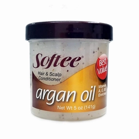 Softee Argan Oil Hair & Scalp Conditioner 5 Oz,Pack of 24