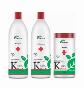 SOS Detox Damaged Hair Post Chemistry Instant Treatment Kit 3x1 - Kimera