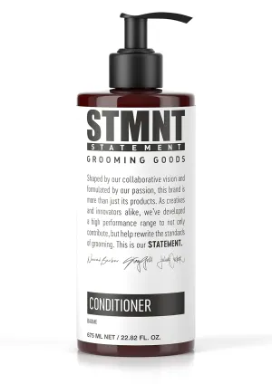STMNT Grooming Goods Conditioner | Softens Hair | Restores Shine | Moisturizing Formula w/Activated Charcoal & Menthol | All Hair Types