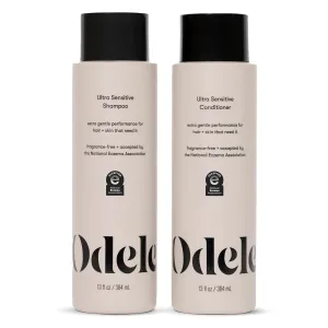 Sulfate-Free Ultra-Sensitive Shampoo & Conditioner Set for Extra Gentle Cleansing and All Hair Types, 13 Fl Oz Each (2-Pack)