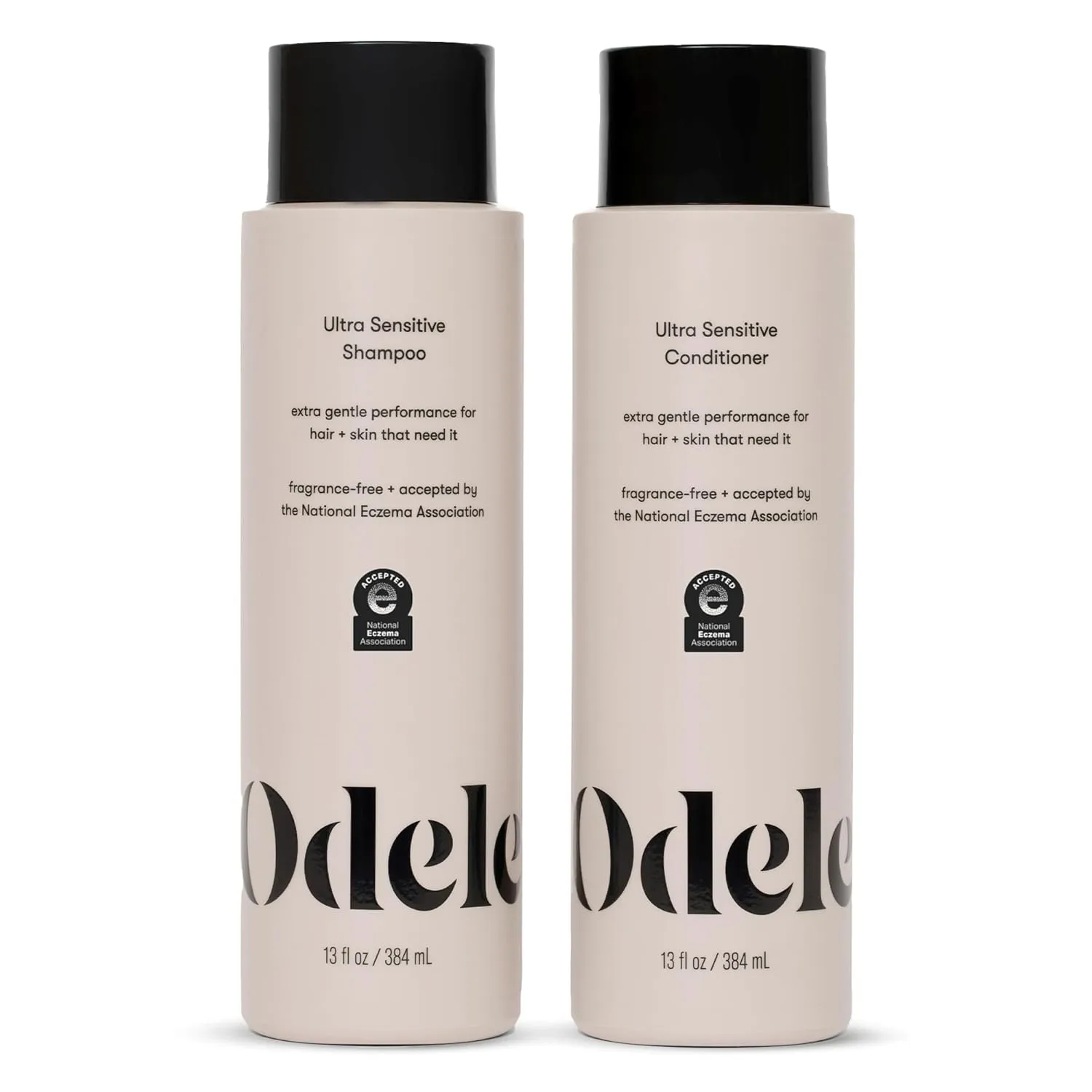 Sulfate-Free Ultra-Sensitive Shampoo & Conditioner Set for Extra Gentle Cleansing and All Hair Types, 13 Fl Oz Each (2-Pack)