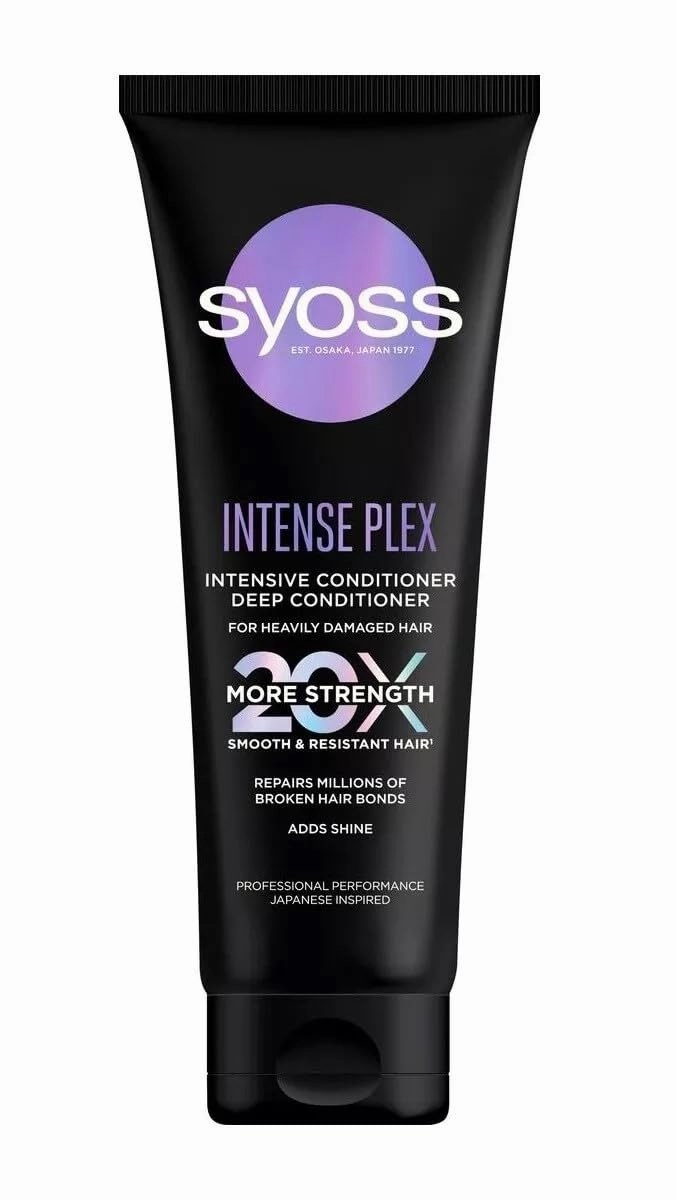 Syoss Intense Plex Deep Conditioning Treatment, 20x Stronger Hair, Adds Shine, 20.3 fl oz