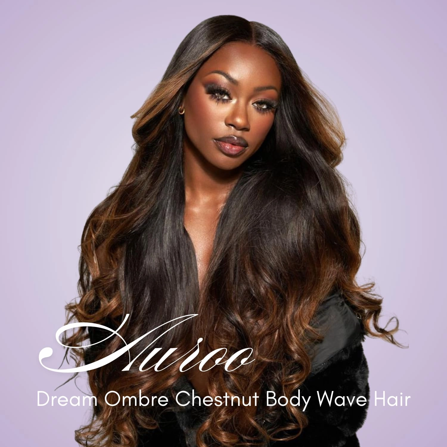 T1B/2/30 Chestnut Brown Ombre Human Hair Bundles Body Wave 10 Inch, 10A Thick Track 100% Virgin Human Hair Bundles Dark Roots Bundle 3 Tone Ombre Medium Auburn Colored Single Bundle Quick Weaves