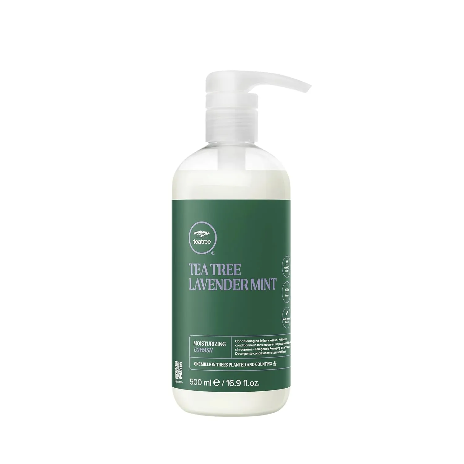 Tea Tree Lavender Mint Moisturizing Cowash, Cleansing Conditioner, For Coarse, Curly   Dry Hair