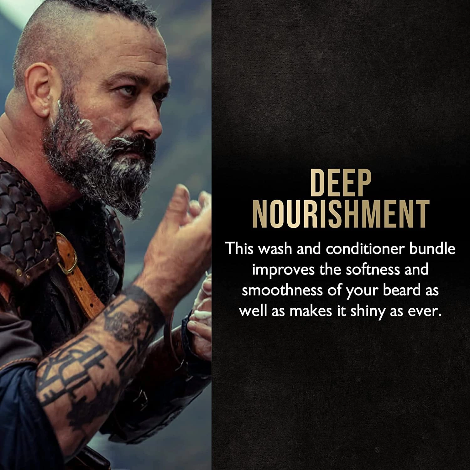 The Beard Struggle - Marksman's Beard Conditioner - Alfheim's Forests, Silver Collection - Nourish, Softens, & Strengthens Beard - Radiance Beard Conditioner for Men (8 Fl oz)