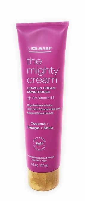 The Mighty Hair Cream Leave-In Conditioner with Coconut Oil, Papaya and Shea 5fl. oz/147ml - Pack of 1