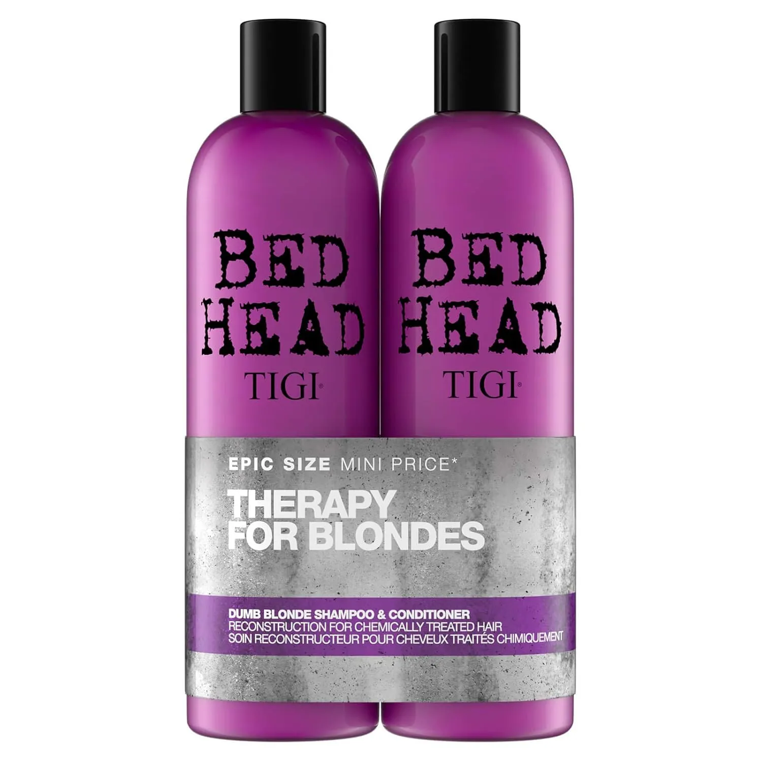 Tigi Tigi Bed Head Dumb Blonde Shampoo & Reconstructor Conditioner Duo Pack, 50 Oz