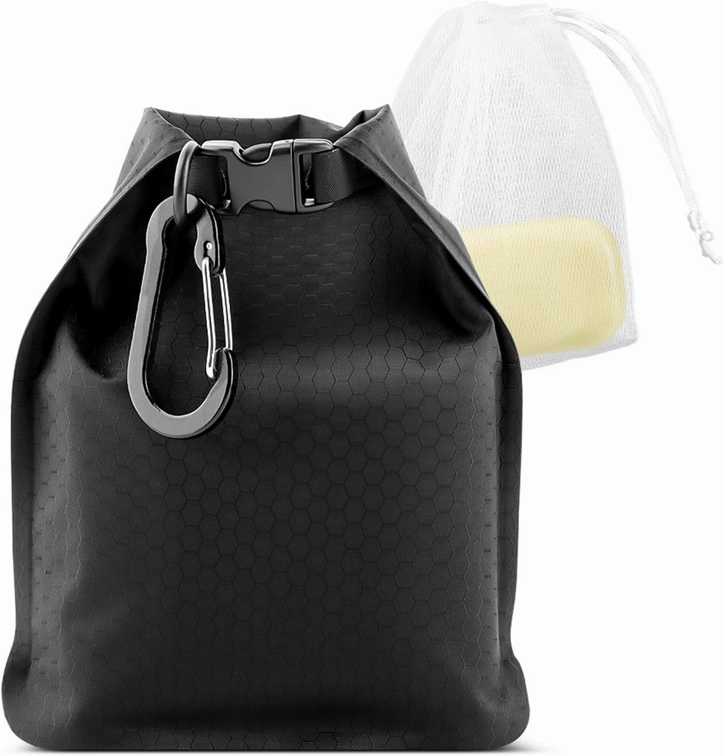 Travel Soap Bag, Waterproof Leakproof Travel Soap Container, Quick Dry Soap Pouch, Portable Soap Pocket, Camping Essentials Supplies for Standard Soap Bars, Conditioner Bars