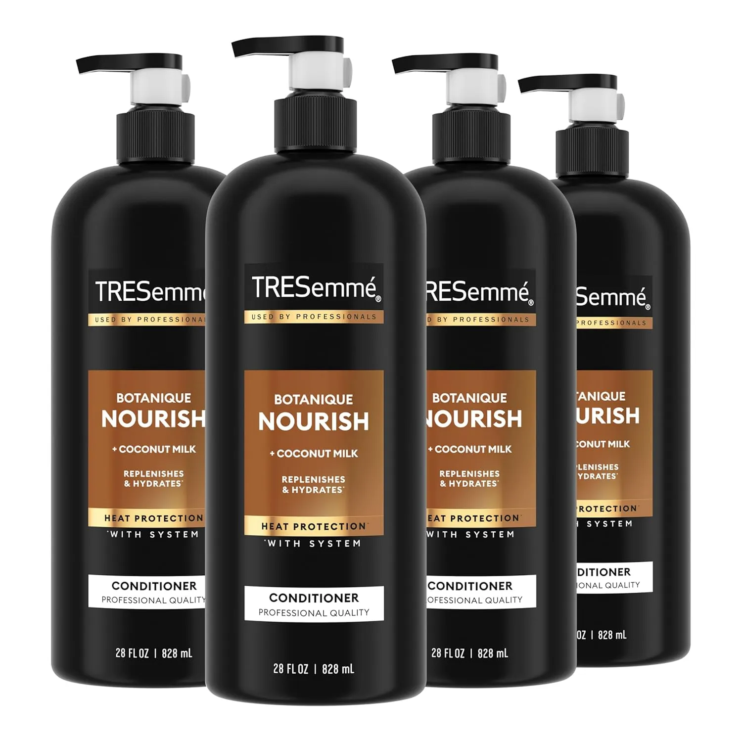 TRESemmé Conditioner Botanique Nourish 4 Pack With 100% Natural Coconut Milk and Aloe Vera 28 Fl Oz