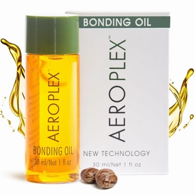 TRI Design Aeroplex Bonding Oil - Repairs, Promotes Growth & Prevents Breakage - Silky Serum for Dry, Damaged & Frizzy Hair - Travel Size 30ml - Salon-Tested with UV & Heat Protection