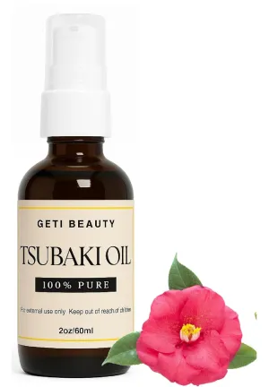 Tsubaki Oil 100% Pure for Hair, Skin & Nails – Pure Lightweight Japanese Beauty Secret - Non-Greasy Fast Absorbing Moisturizing Hair and Face Oil for Daily Care
