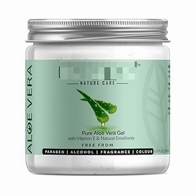 tubeen Aloe Vera Skin/Hair Gel With Vitamin E & Natural Emollients (Paraben Free), 200g