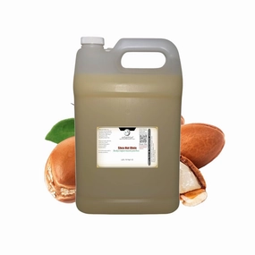 uh*Roh*Muh 100% Pure Shea Olein Oil – Liquid Shea Butter for Skin & Hair | Lightweight & Fast-Absorbing Moisturizer | Shea Oil for Hair, Body & Massage | 1 Gallon (Net Wt. 3.6 kg / 8 lb)