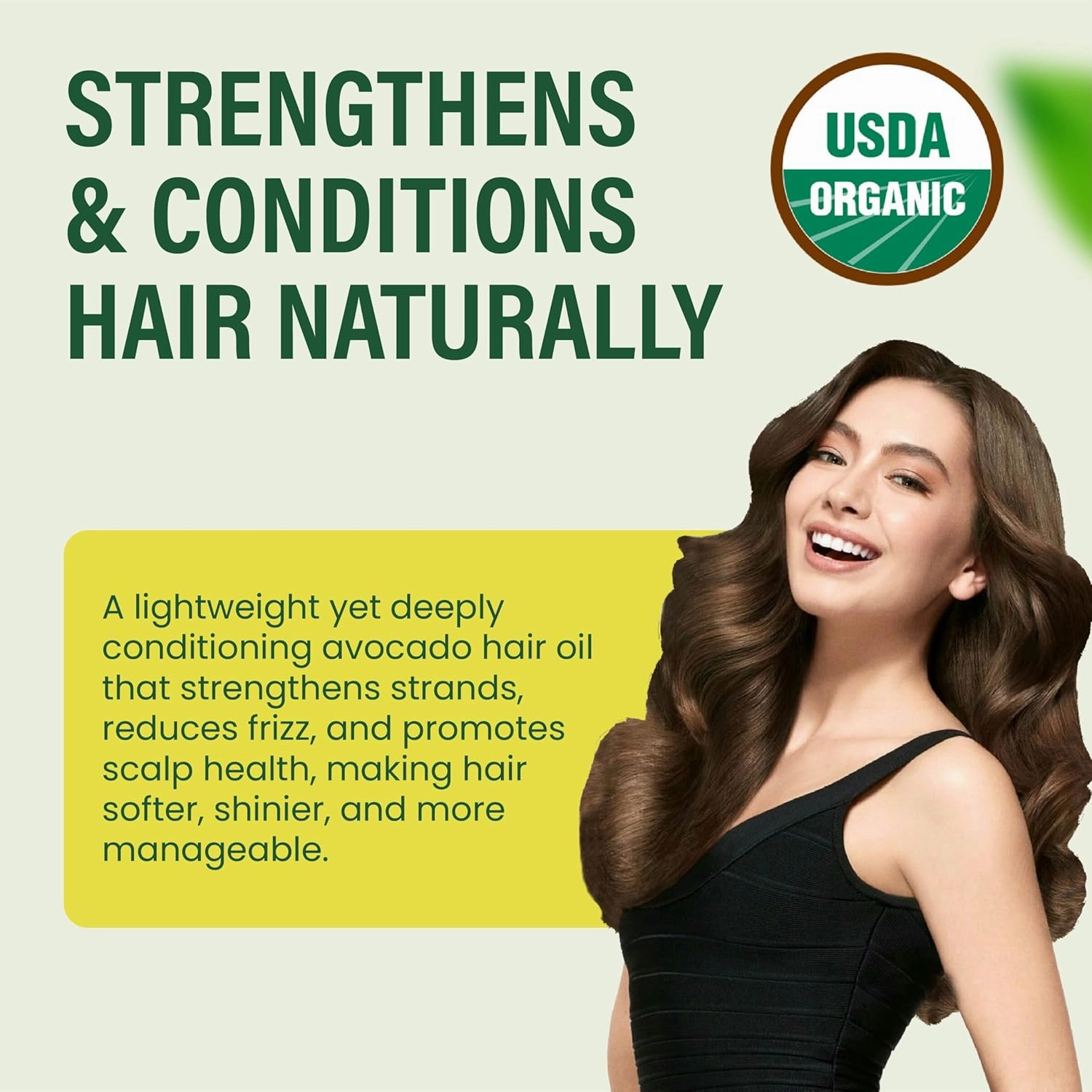 uh*Roh*Muh Premium Organic Avocado Oil – Cold-Pressed & Virgin | Pure Avocado Hair Oil, Hydrating & Moisturizer for Skin & Hair | Rich in Vitamins & Antioxidants | Cooking & Aromatherapy Use | 8 Fl Oz