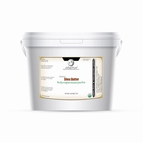 uh*Roh*Muh USDA Certified Half Gallon Organic Shea Butter from the Netherlands | Refined, Nourishing Body Butter for Smooth and Healthy Skin | (Net Wt. 1.6/3.5 lb)