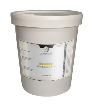 uh*Roh*Muh Premium Refined Mango Butter - Skincare and Hair Care Essential for Silky Smooth Hydration | DIY Beauty Essential Body Butter, Your Ultimate Dry Skin Solution 32 fl oz(Net Wt:0.8kg/1.75lb)