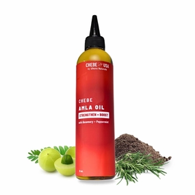 Uhuru Naturals Original Chebe Hair Amla Oil (8 oz) Moisturizing, Strengthening Can Promote Hair Growth Oil with Pure Rosemary, Olive Oil Can Reduce Breakage - Scalp Health All Hair Types | ChebeUSA