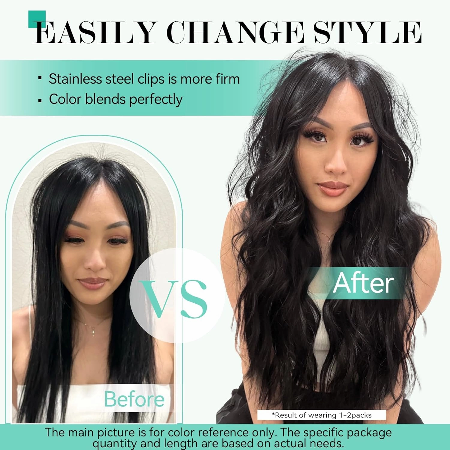 Ukira Dark Brown Hair Extensions for Women Real Human Hair, 22 Inch 70g 7pcs Brown Clip in Hair Extensions Real Human Hair, Soft Natural Straight Remy Human Hair Clip in Extensions