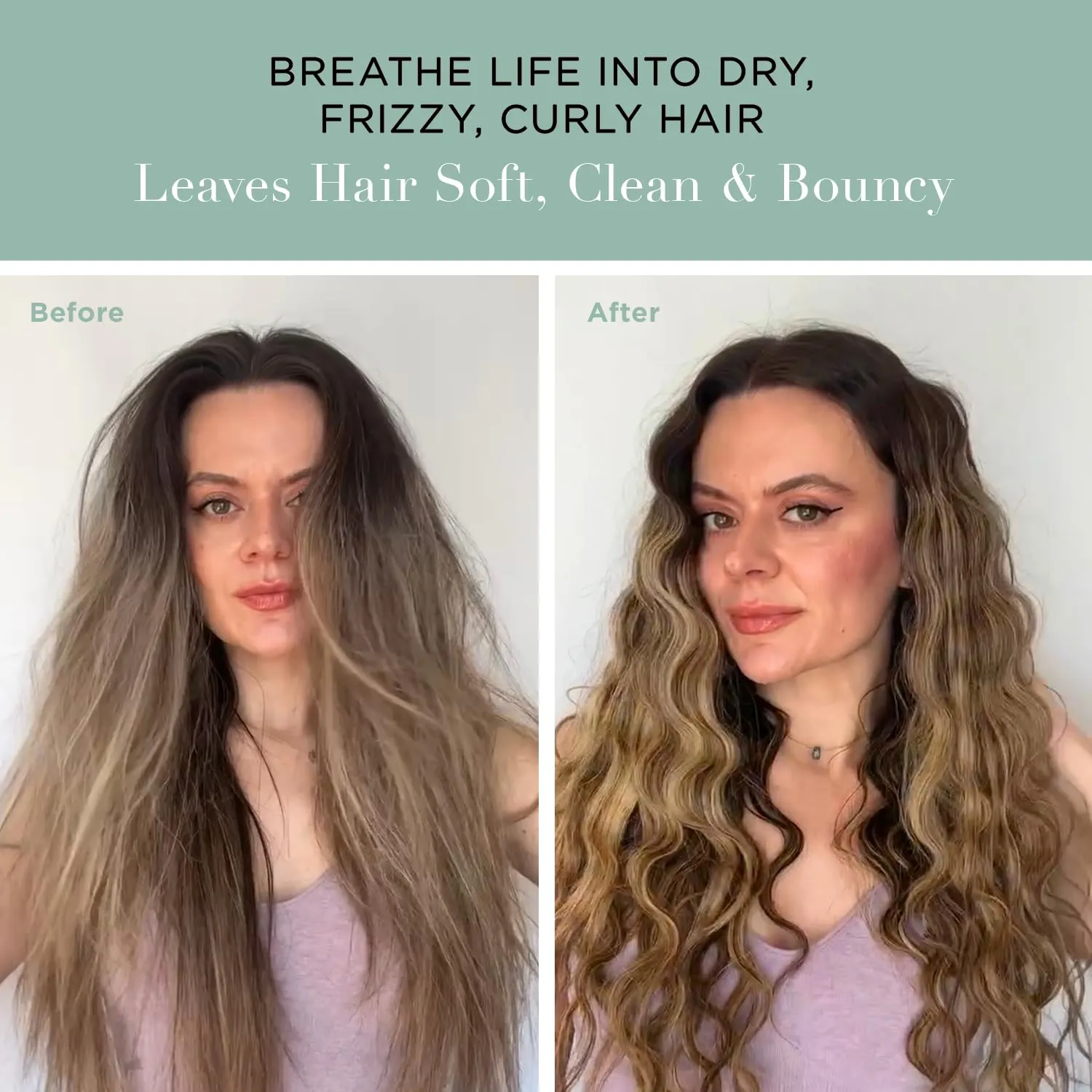 Unwash Bio-Cleansing Conditioner - Gentle, Hydrating Co-Wash Cleansing Conditioner, Sulfate & Paraben Free, for Curly, Coily & Dry Hair, 33.8 fl oz