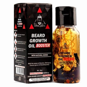 urbangabru Beard Booster Conditioner Oil for Men - Best Beard Oil for Beard Growth, Conditioning & Softening (60ml)