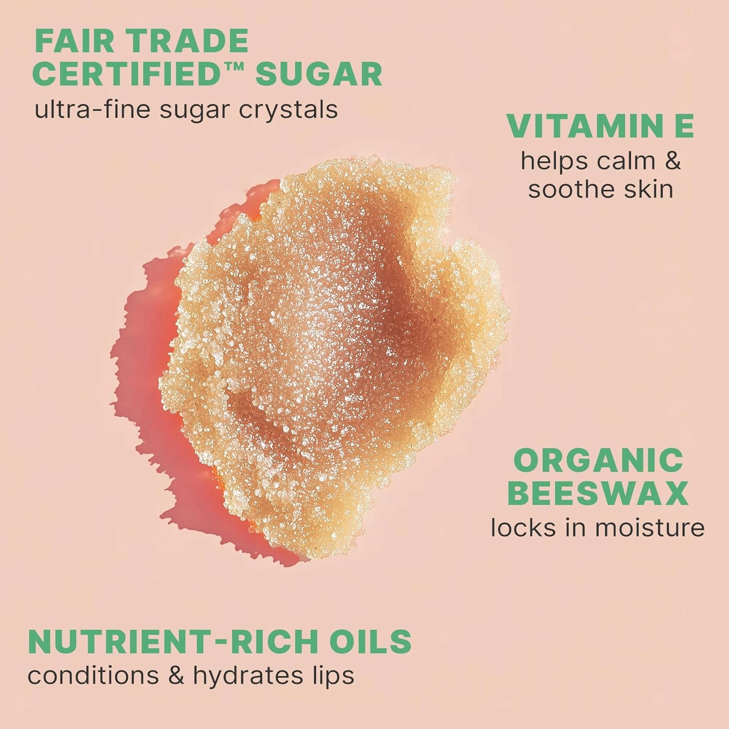 USDA Organic Lip Scrub Mint - USA Made with Natural Ingredients, Moisturizing Scrub Exfoliator for Dry Lips, Lip Sugar Scrubber Exfoliator for Smooth Lips, Small Beauty Gifts