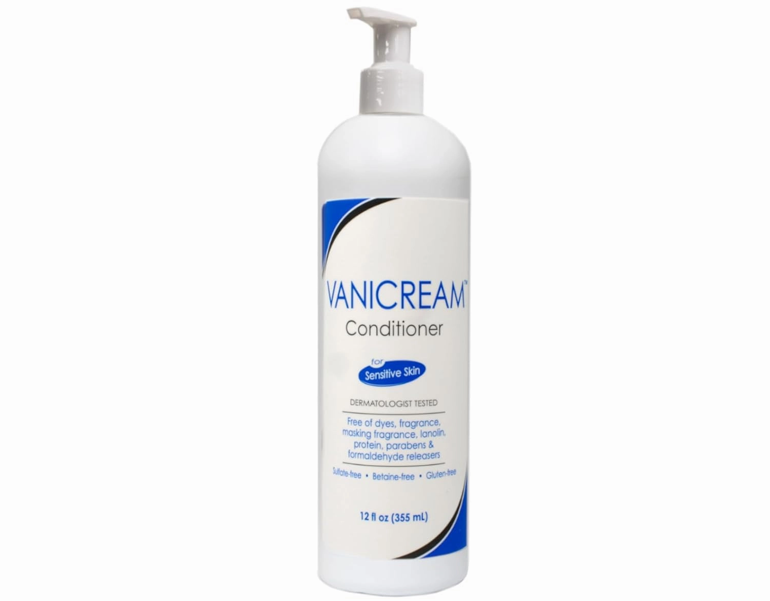 Vanicream Conditioner for Sensitive Skin, Free of Dyes, Fragrance, Lanolin, Parabens and Formaldehyde Releasers, Dermatologist Tested, 12 fl oz (Pack of 2)