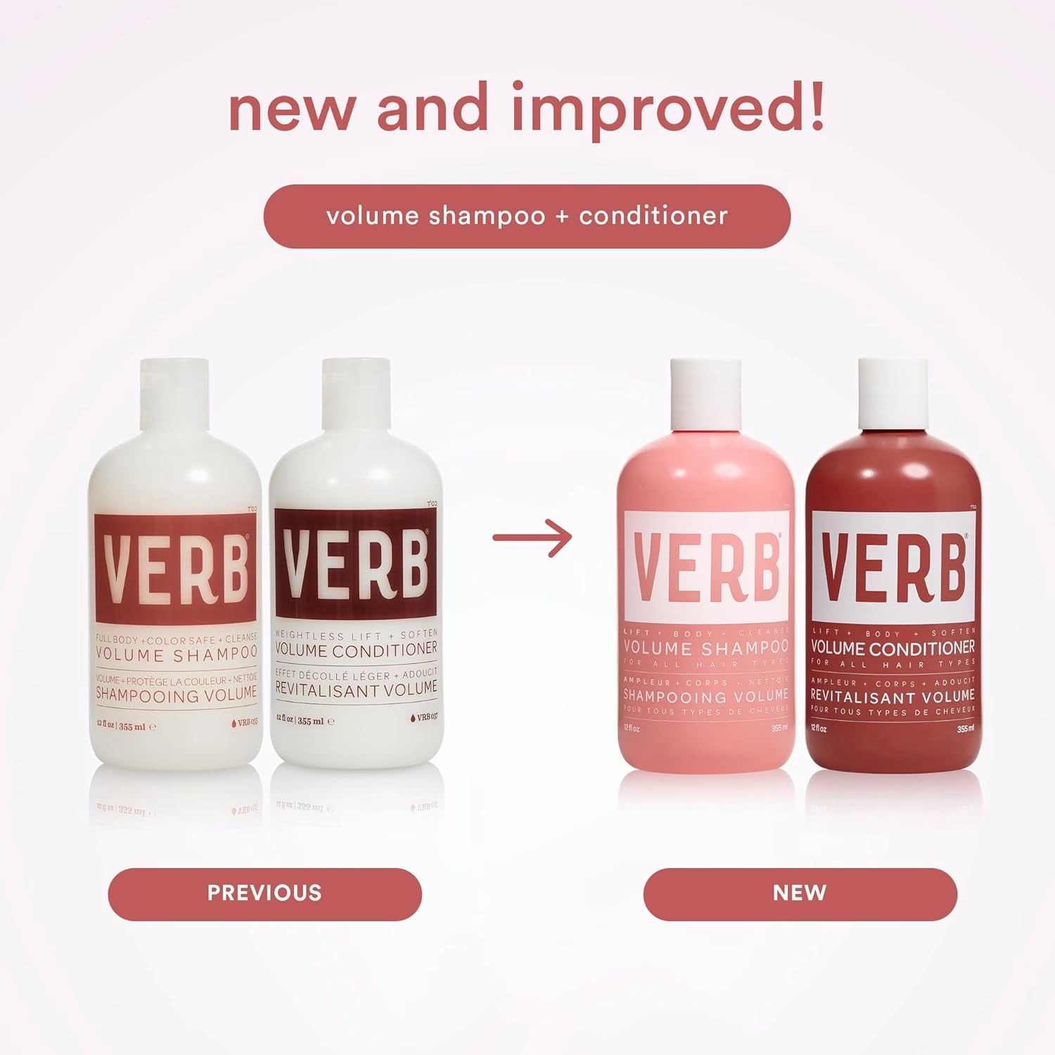 VERB Volume Conditioner - Softens, Detangles   Lifts Flat Hair- Sulfate, Paraben and Gluten Free