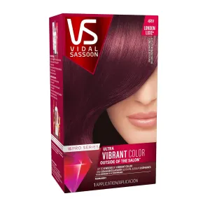 Vidal Sassoon Pro Series Permanent Hair Dye, 4RV Mayfair Burgundy Hair Color, Pack of 1