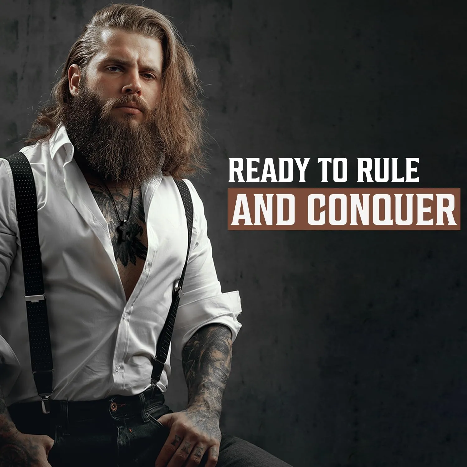 Viking Revolution Majestic Oud Beard Wash for Men with Argan Oil and Jojoba Oil - Beard Softener and Strengthener Beard Shampoo with Beard Oil - Beard Care to avoid Beard Dandruff and Itch (17 oz)