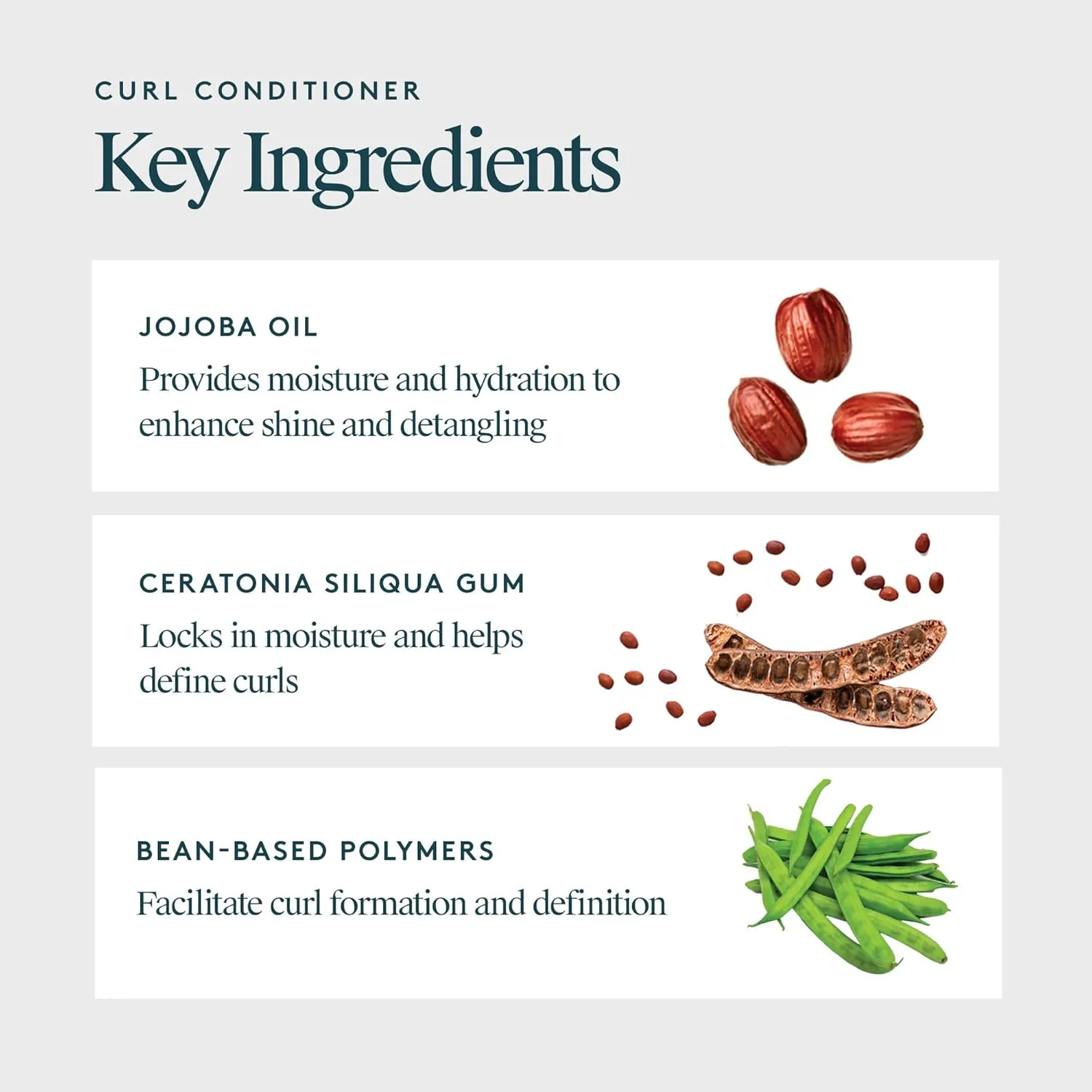 VIRTUE Curl Conditioner with Jojoba Oil, Sulfate Free, Hydrates, Nourishes & Repairs Curly Hair with Frizz Control, Color Safe