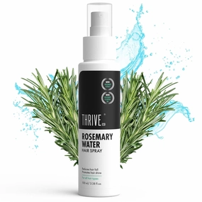 Water Hair Spray | With 100% Natural Rosemary Extract, Rice Water & Hyaluronic Acid | For Hair Growth, Hair Fall Control, Hair Conditioning & Hair Shine | Men & Women, 100ml