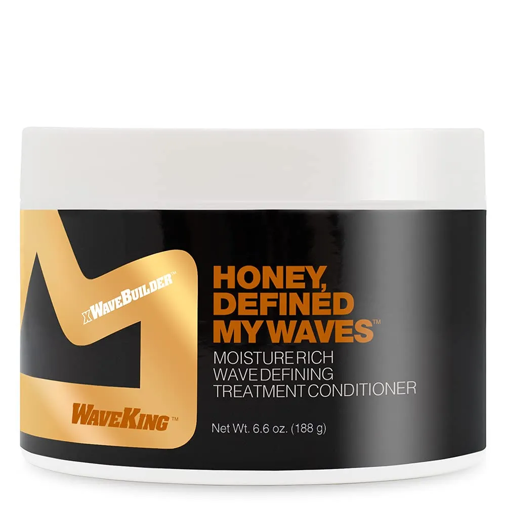 Wave King x Wavebuilder Honey, Defined My Waves Moisture Rich Wave Defining Treatment Conditioner
