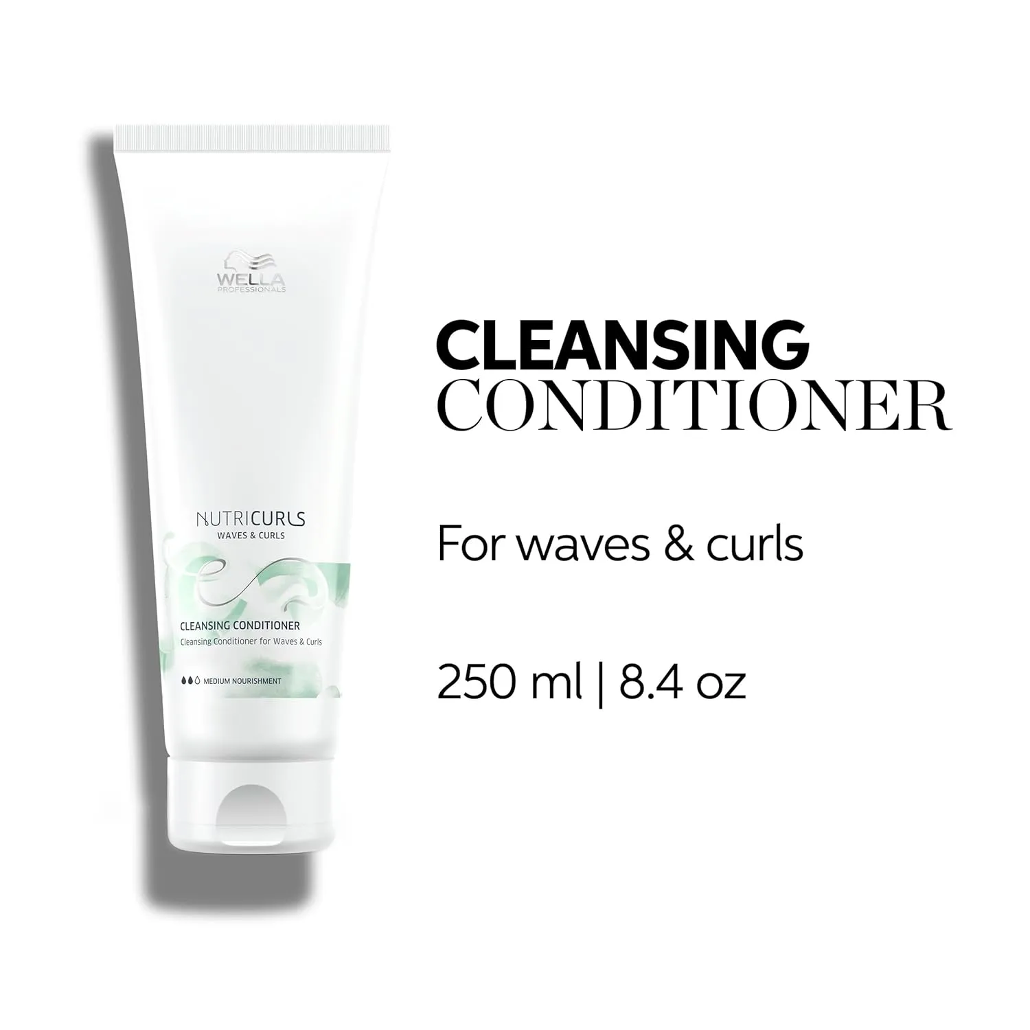 Wella Professionals Nutricurls Cleansing Conditioner for Waves Nourish and Define Wavy Hair