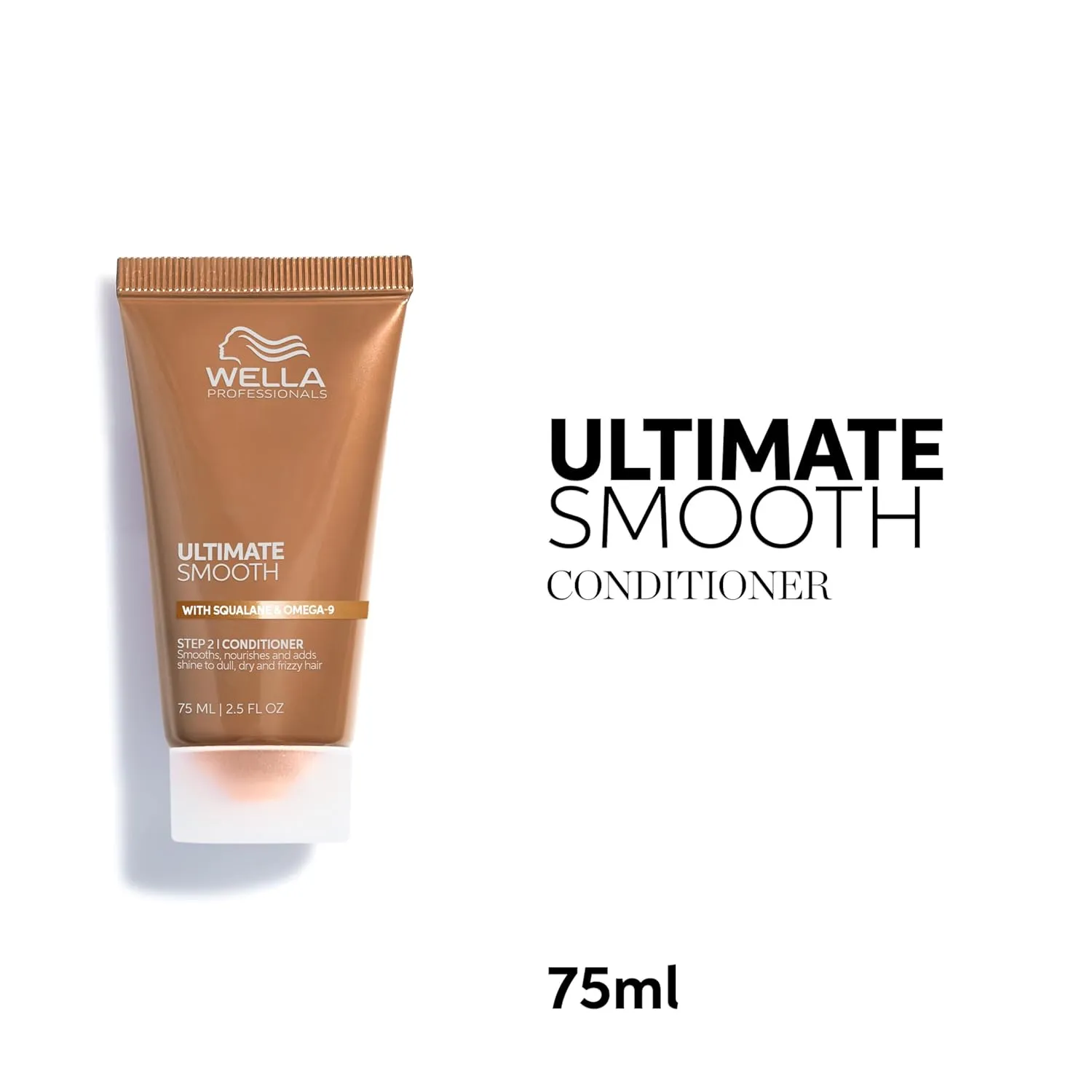 Wella Professionals ULTIMATE SMOOTH Conditioner | Treatment for Dry, Frizzy Hair | Nourishes, Smooths & Adds a Silky Shine | With Squalane & Omega 9 | Color Safe
