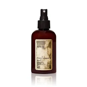 WEN by Chaz Dean Replenishing Treatment Mist - Hydrating Hair Mist, Hair Oil Spray, Weightless Hair Shine, Frizz Control Spray for Wavy, Curly or Straight Hair - Sweet Almond Mint, 6 Fl Oz (Pack of 1)
