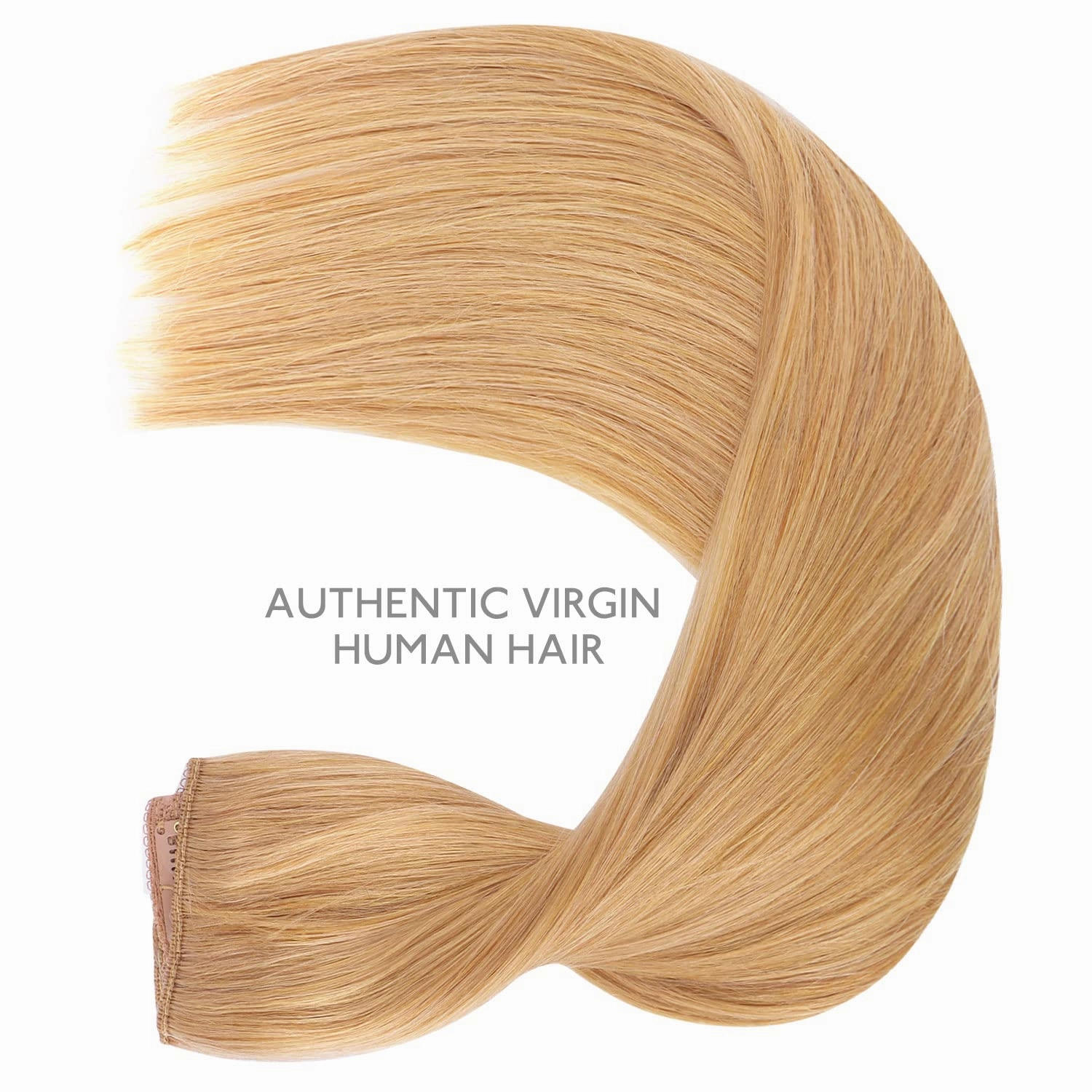 WENNALIFE Wire Hair Extensions (Increase 50% Lifespan) Real Human Hair 16 inch 95g Strawberry Blonde Remy Wire Hair Extensions Invisible Transparent Fish Line Straight Real