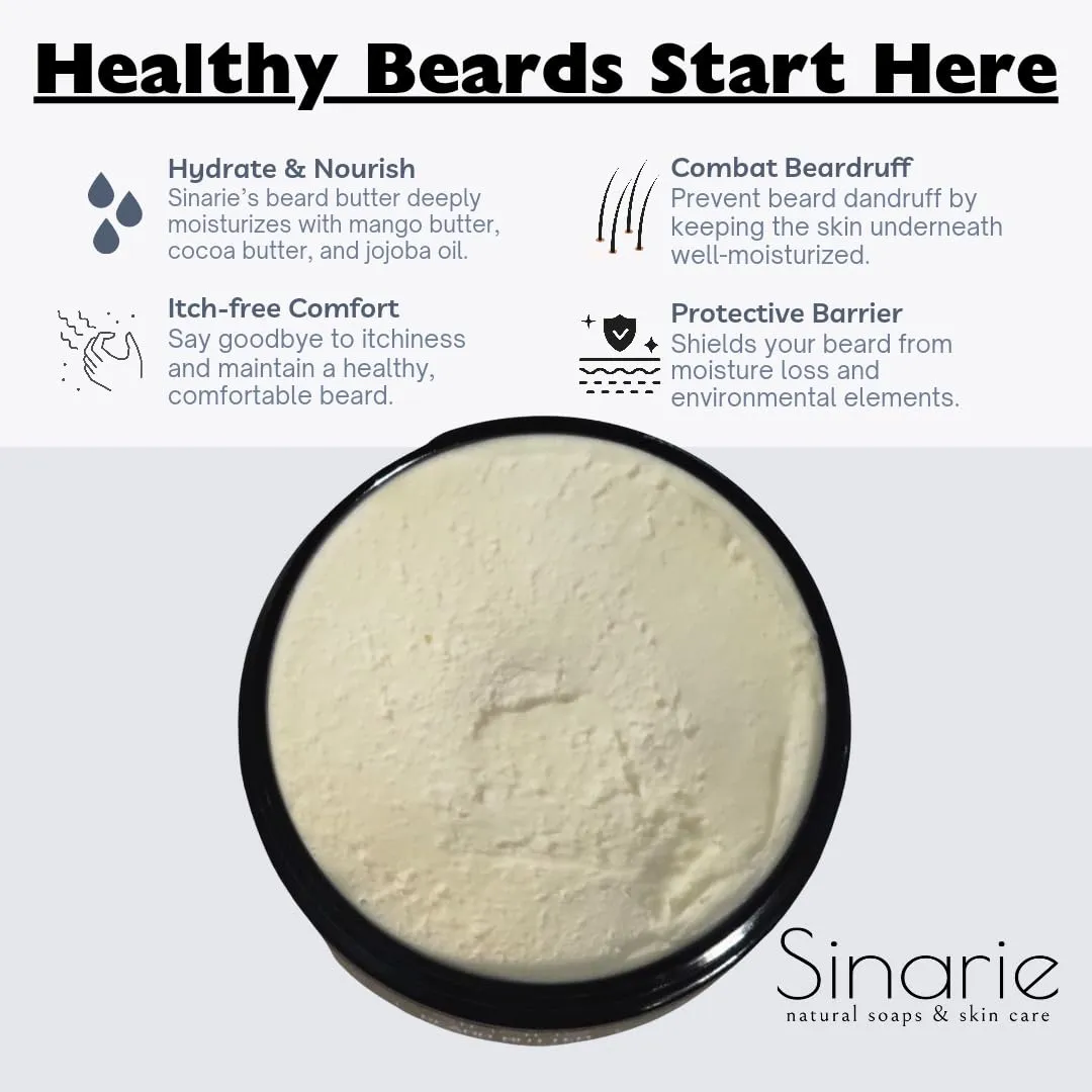 Whipped Beard Butter for Men - Hydrating Nourishing Repair for Hair, 4 oz., 1 count - Beard Conditioner, Beard Butter, Beard Oils, Beard Balm (Immortal - Mango, Coconut, Orange & Clove)
