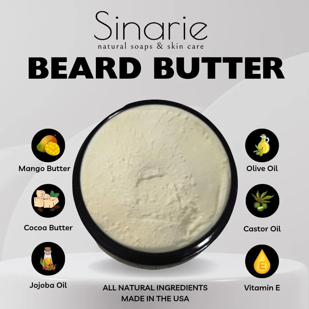 Whipped Beard Butter for Men - Hydrating Nourishing Repair for Hair, 4 oz., 1 count - Beard Conditioner, Beard Butter, Beard Oils, Beard Balm (Immortal - Mango, Coconut, Orange & Clove)