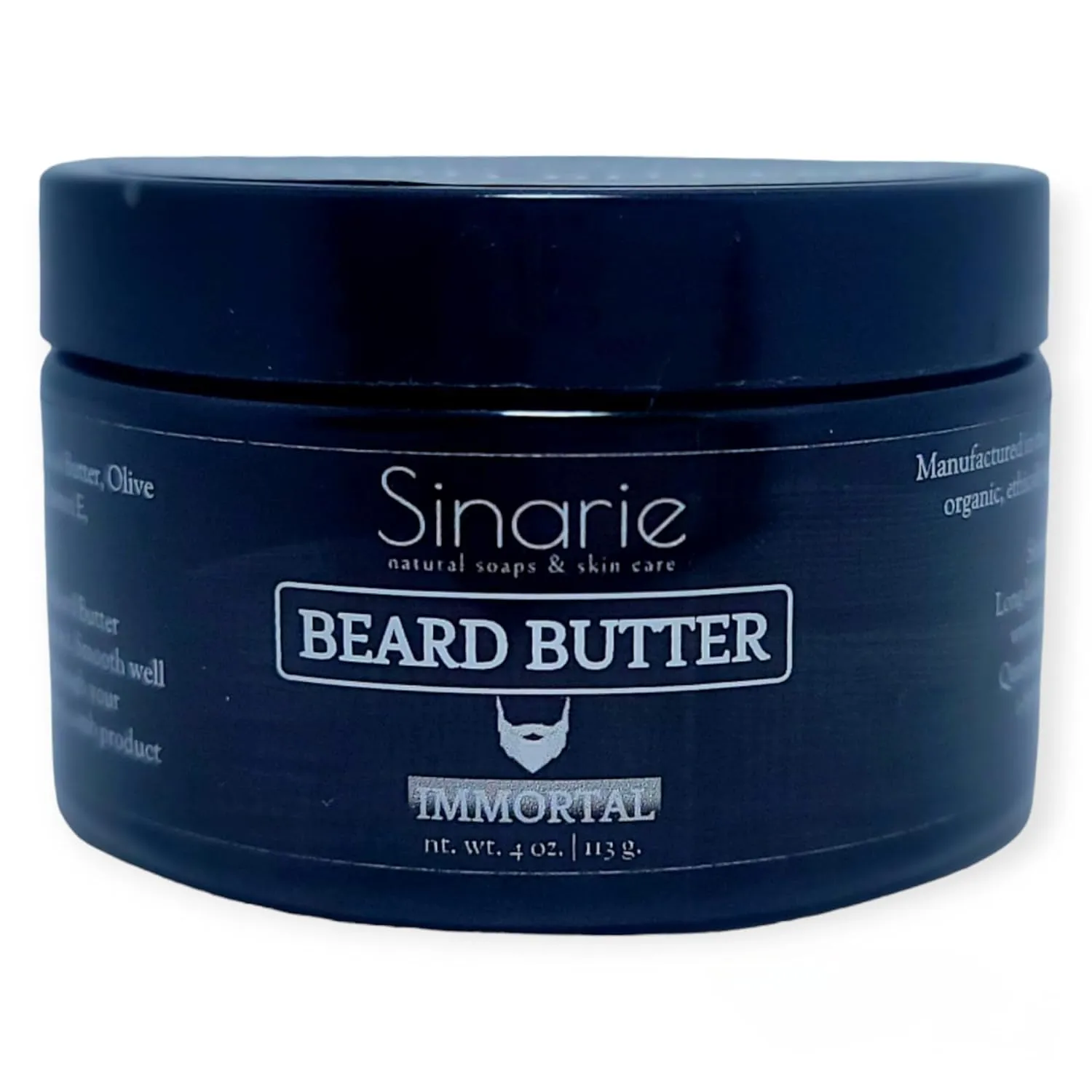 Whipped Beard Butter for Men - Hydrating Nourishing Repair for Hair, 4 oz., 1 count - Beard Conditioner, Beard Butter, Beard Oils, Beard Balm (Immortal - Mango, Coconut, Orange & Clove)