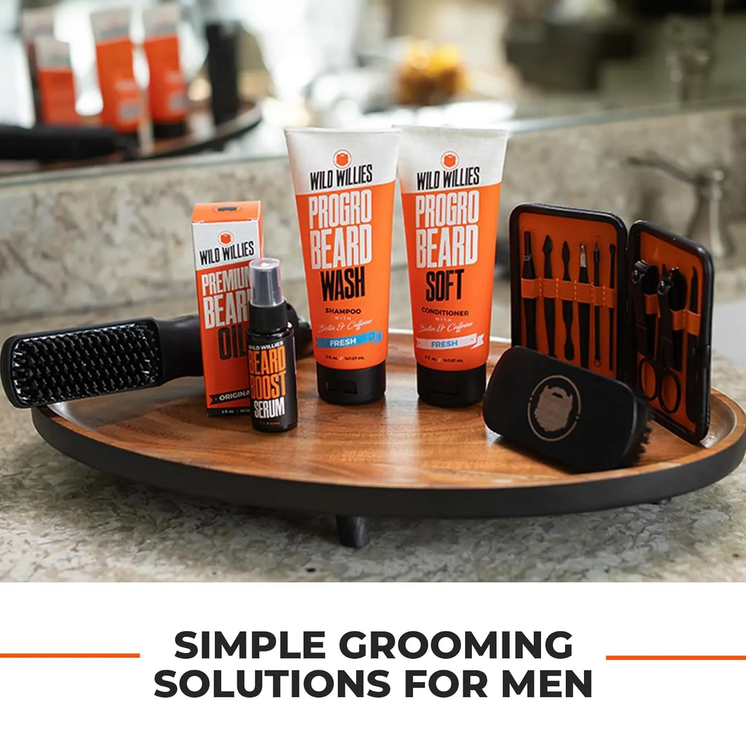 Wild Willies Premium Beard Balm Leave-In Conditioner Natural, Organic Ingredients Promote Fast Beard Growth, Removes Itch & Dandruff - Beard Butter Restores Moisture - 2qty 2 Oz, Cool Mint Scent