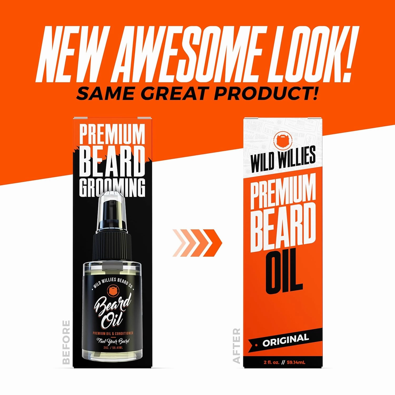 Wild Willies Beard Oil for Men - Natural ingredients Promote Deep Conditioning - Removes Itch & Dandruff - Deep Softening Treatment - Best Beard Oil & Conditioner - 2 Fl Oz, (Pack of 2)