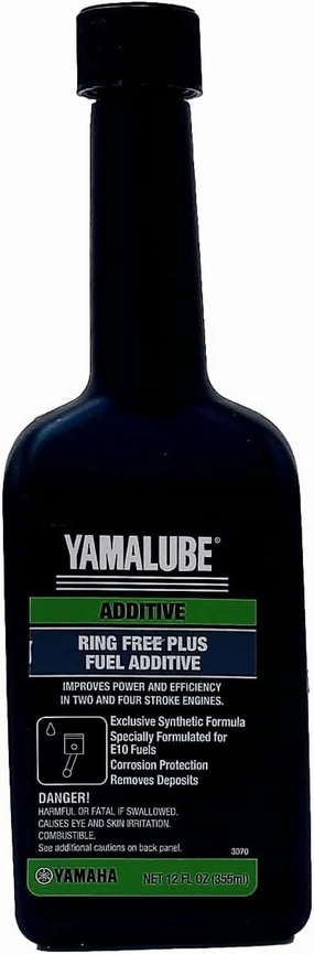 Yamaha New OEM Yamalube Outboard 12oz Ring Free Plus Fuel Additive, ACC-RNGFR-PL-12