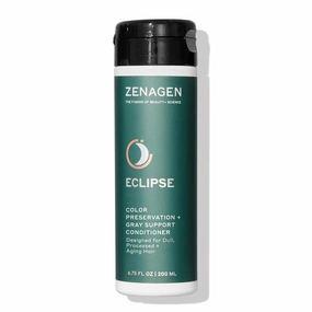 ZENAGEN Eclipse Color Preservation   Gray Support Conditioner | Enhances Hair Color Vibrancy, Reduces Gray Appearance, Nourishes & Strengthens Aging Hair, Plant-Based, Color-Safe, 6.75 oz